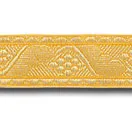 1 1/4" Gold & Yellow Brocade Ecclesiastical Ribbon