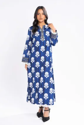 2 Piece Printed Khaddar Suit With Khaddar Trouser