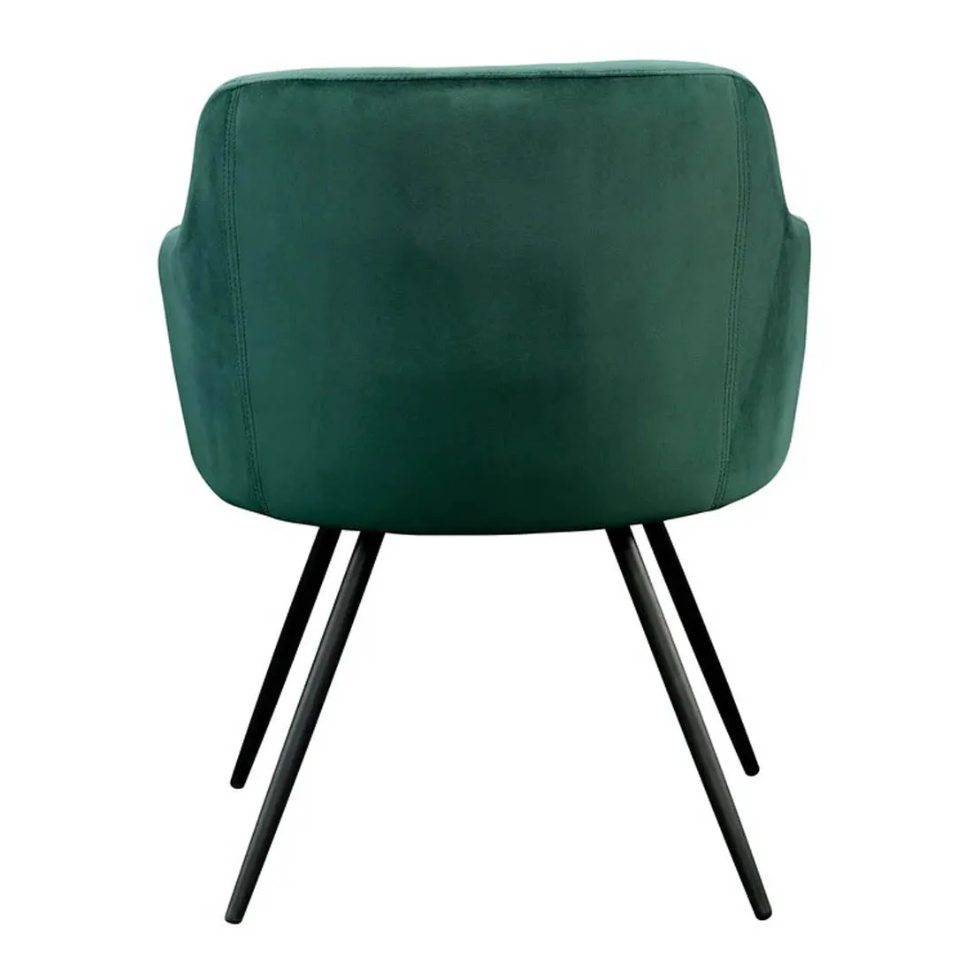 Aesthetic Green Plush Velvet Accent Chair