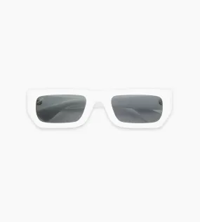 Akila Unisex White Rectangualr Sunglasses