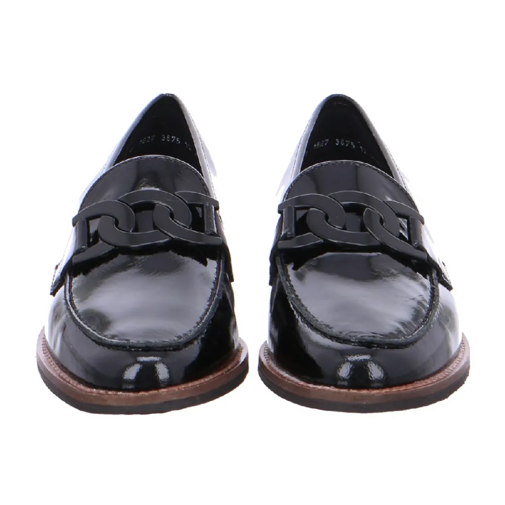 Ara Kyle Black Patent Leather Loafer (Women's)