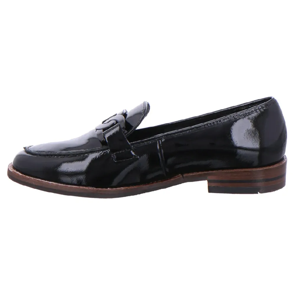 Ara Kyle Black Patent Leather Loafer (Women's)