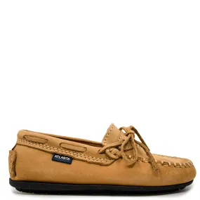 Atlanta Mocassin Beige Nubuk Boat Loafer