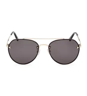 Bally Unisex Grey Aviator Sunglasses