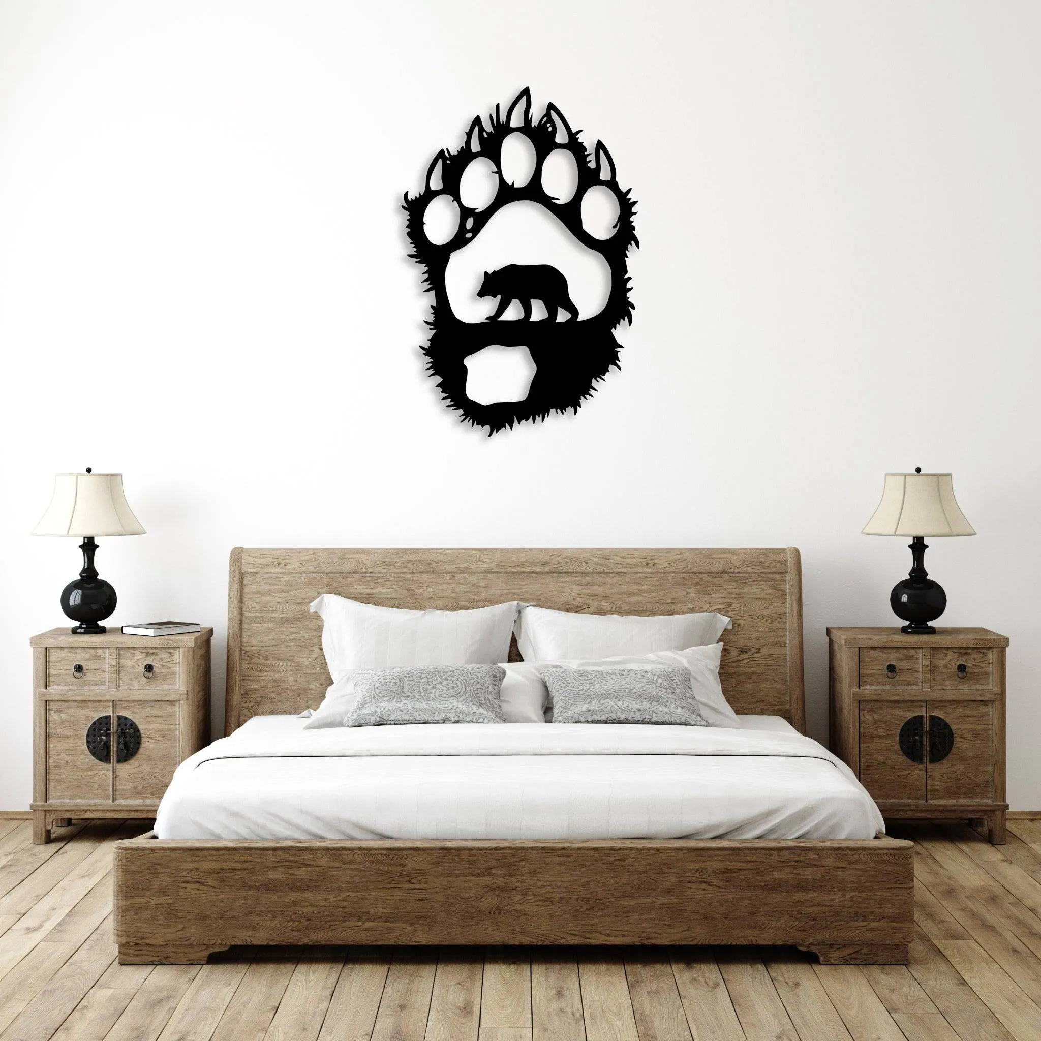 Bear Paw - Metal Wall Art