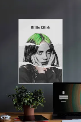 Billie Eilish | Billie Eilish Portrait #03 | Music Artist Poster