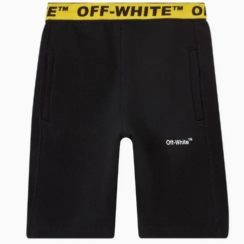 Black Logo Track Shorts