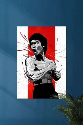 BRUCE LEE | THE FIGHTER | Motivational Poster