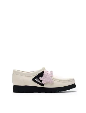 Clarks Originals Womens Wallabee White / Black