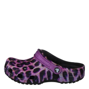 Classic Animal Print Clog K Papaya/leopard