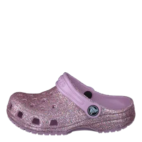 Classic Glitter Clog T White/rainbow