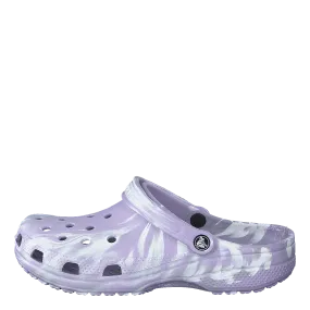 Classic Marbled Clog Lavender/multi