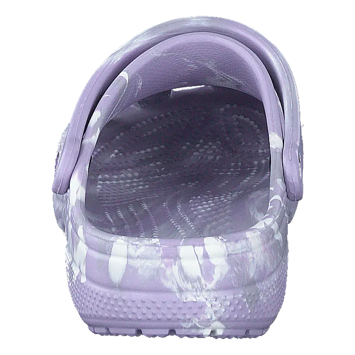 Classic Marbled Clog Lavender/multi