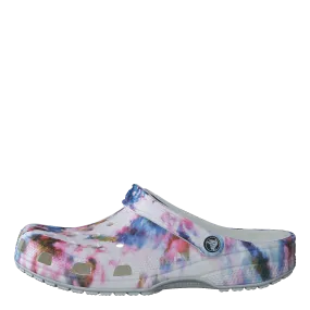 Classic Tie Dye Graphic Clog Garnet/multi