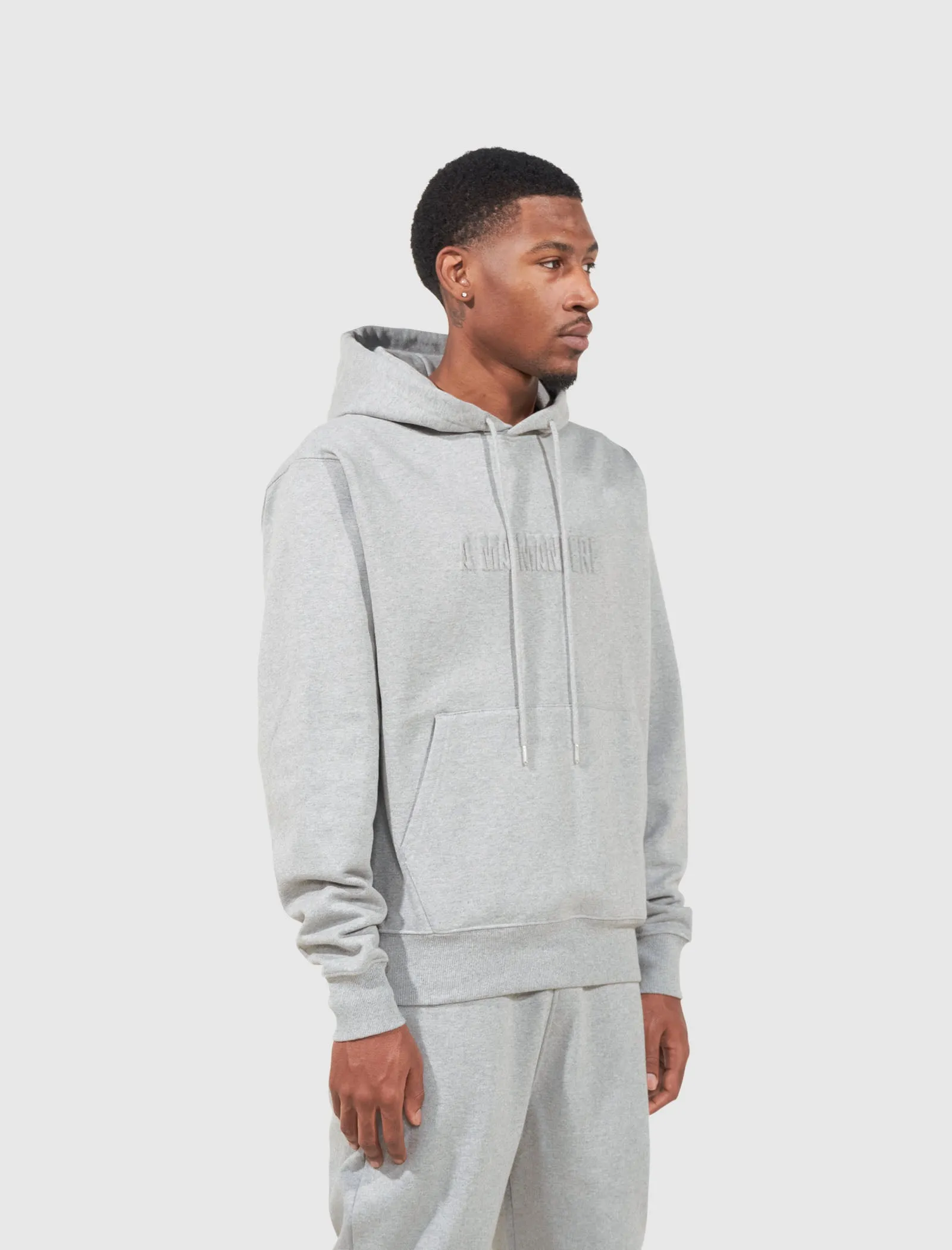 CONTRAST STITCH HOODIE