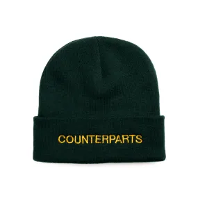 COUNTERPARTS "Logo - Green" Beanie