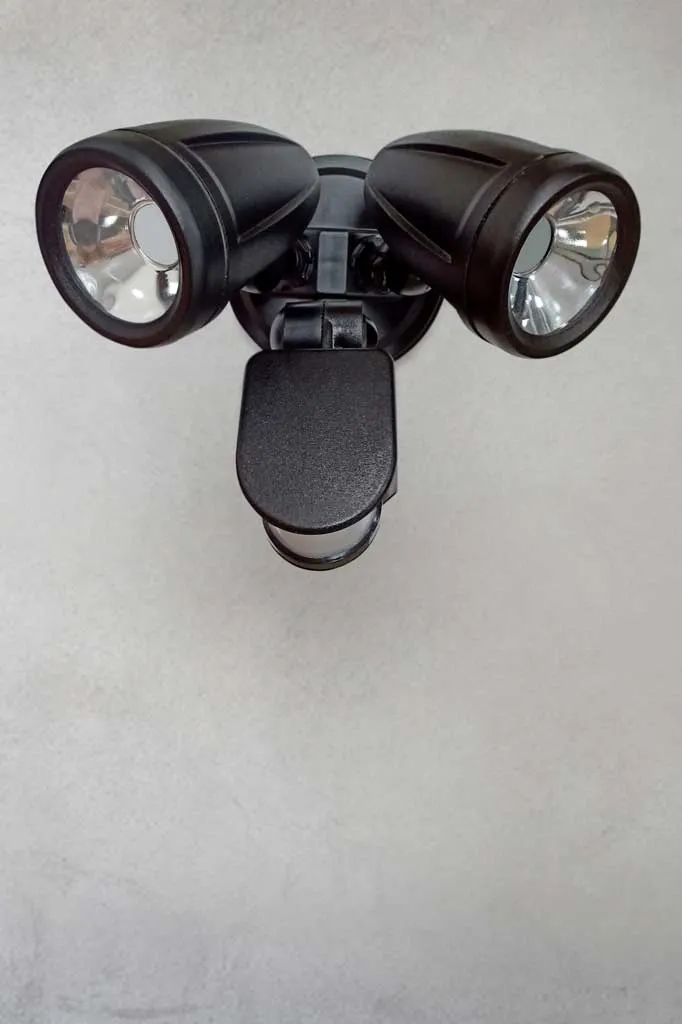 Crewe LED Twin Spotlight - Sensor