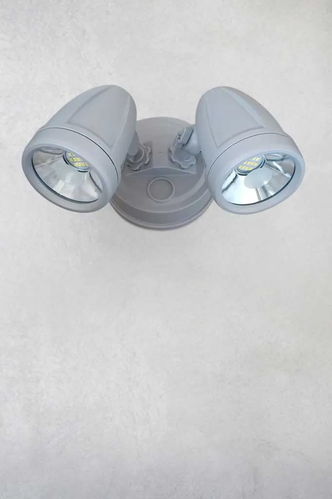 Crewe LED Twin Spotlight - Sensor