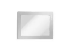 Durable DURAFRAME Self Adhesive Magnetic Signage Frame | 2 Pack | A6 Silver