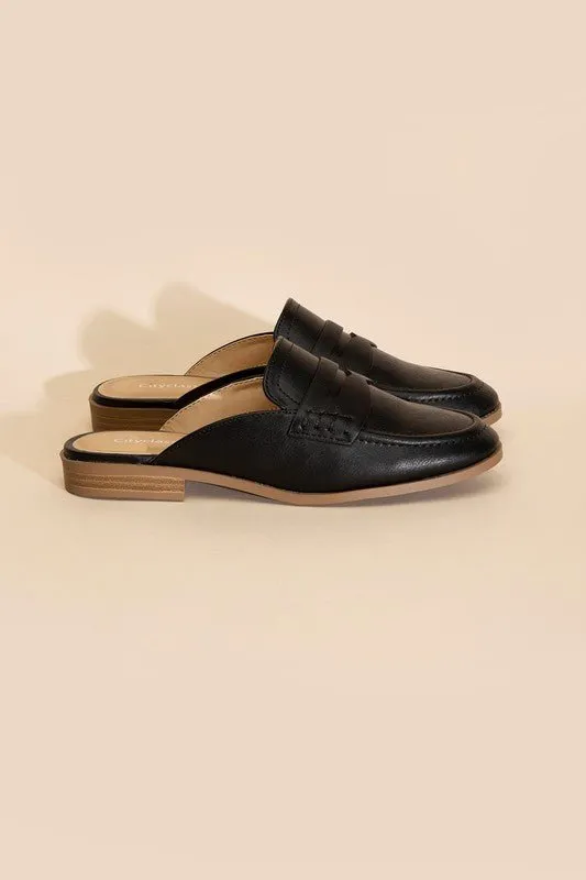 Flat Loafer Mule