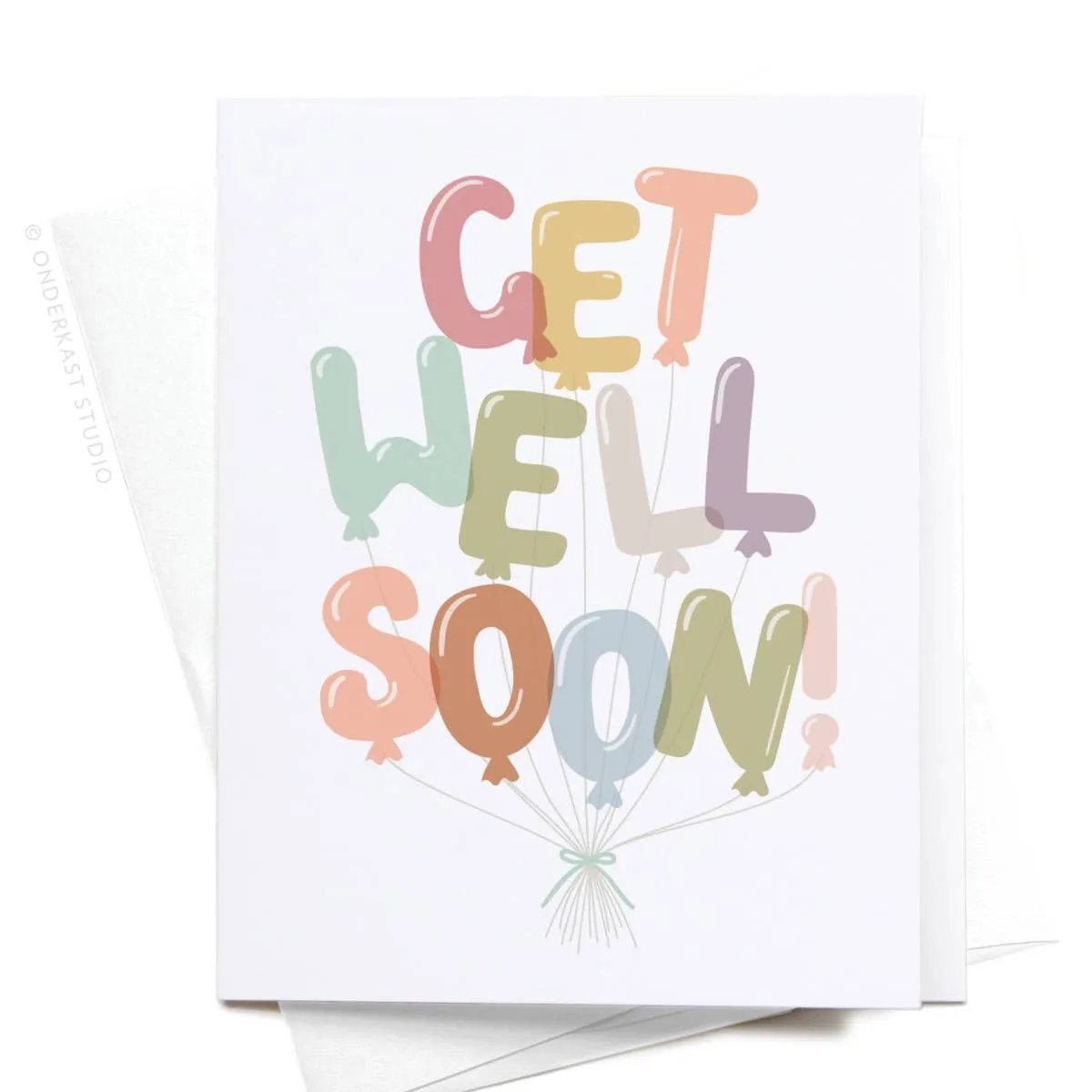 Get Well Card "Balloons"