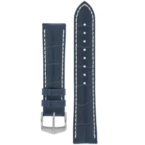 Hirsch MODENA Alligator Embossed Leather Watch Strap