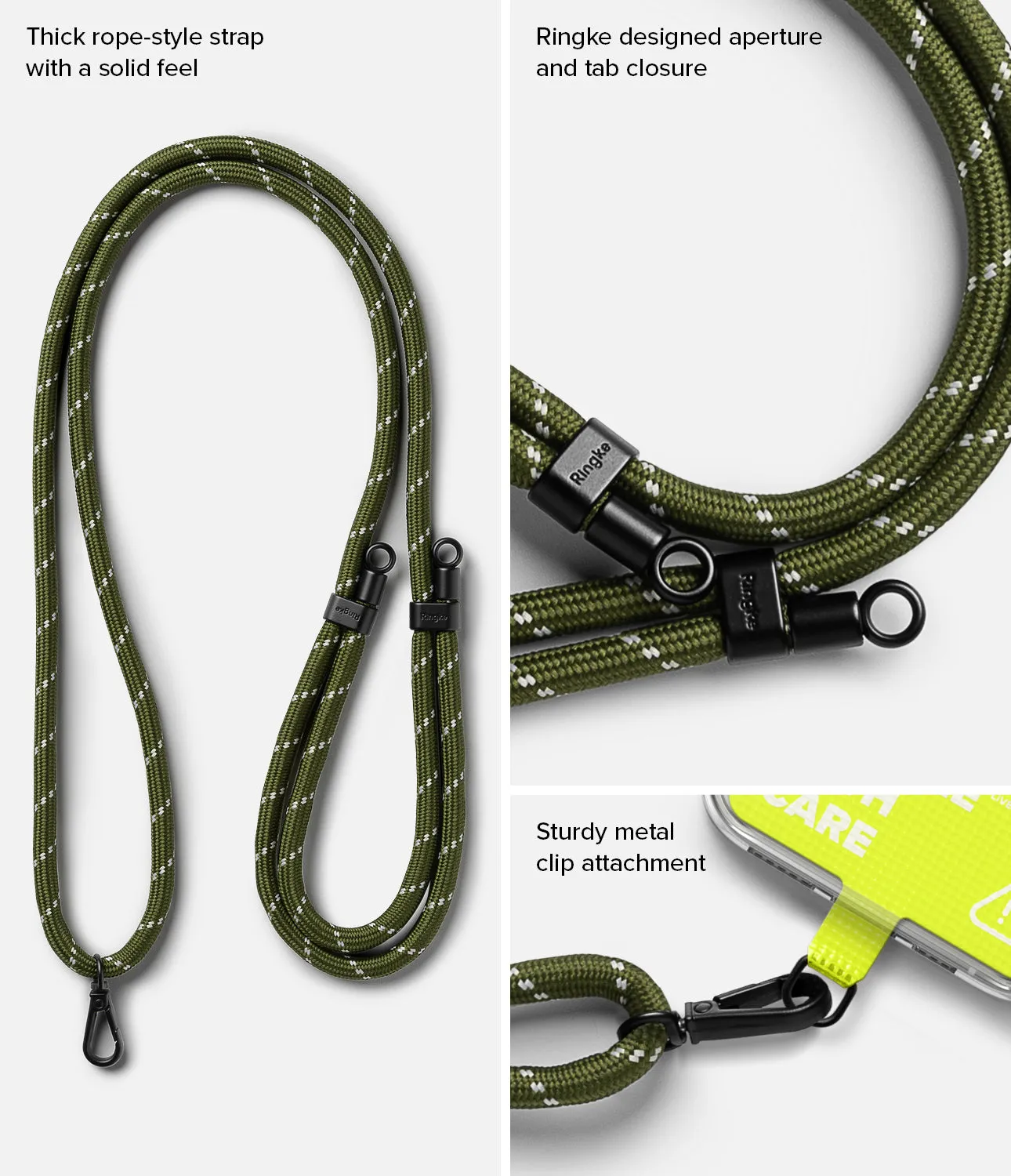 Holder Link Strap | Tarpaulin Neon Green