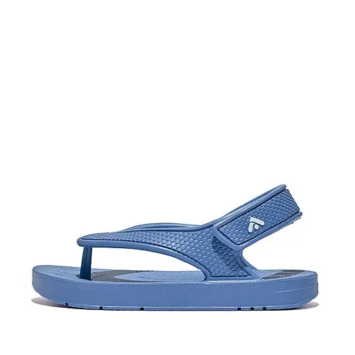 Kids iQuishion Backstrap Flip-Flop in Rocket-Blue CLOSEOUTS