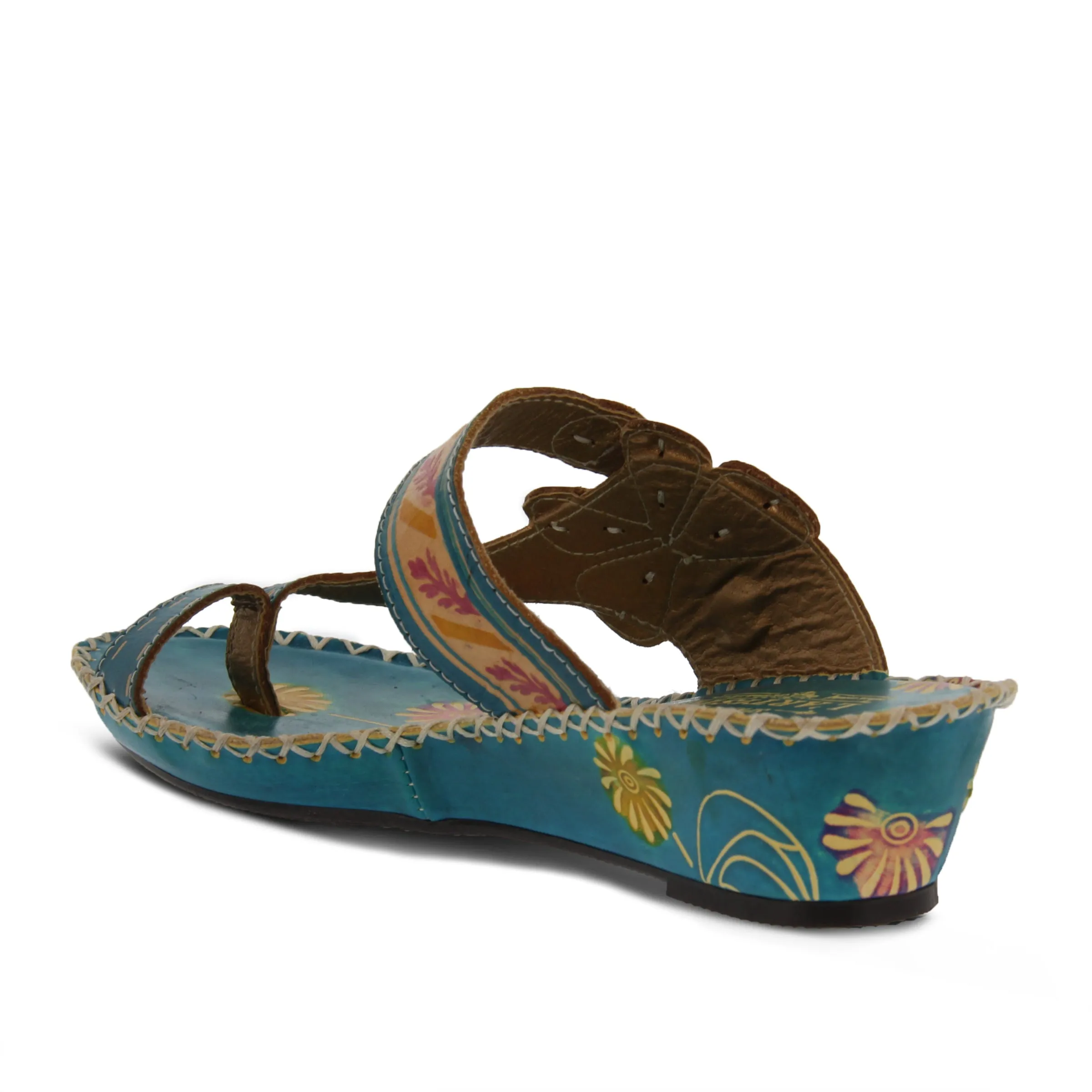 L'ARTISTE SANTORINI SLIDE SANDAL