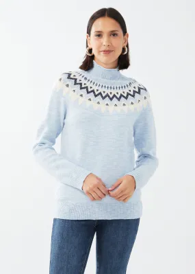 Marled Fare Isle Sweater