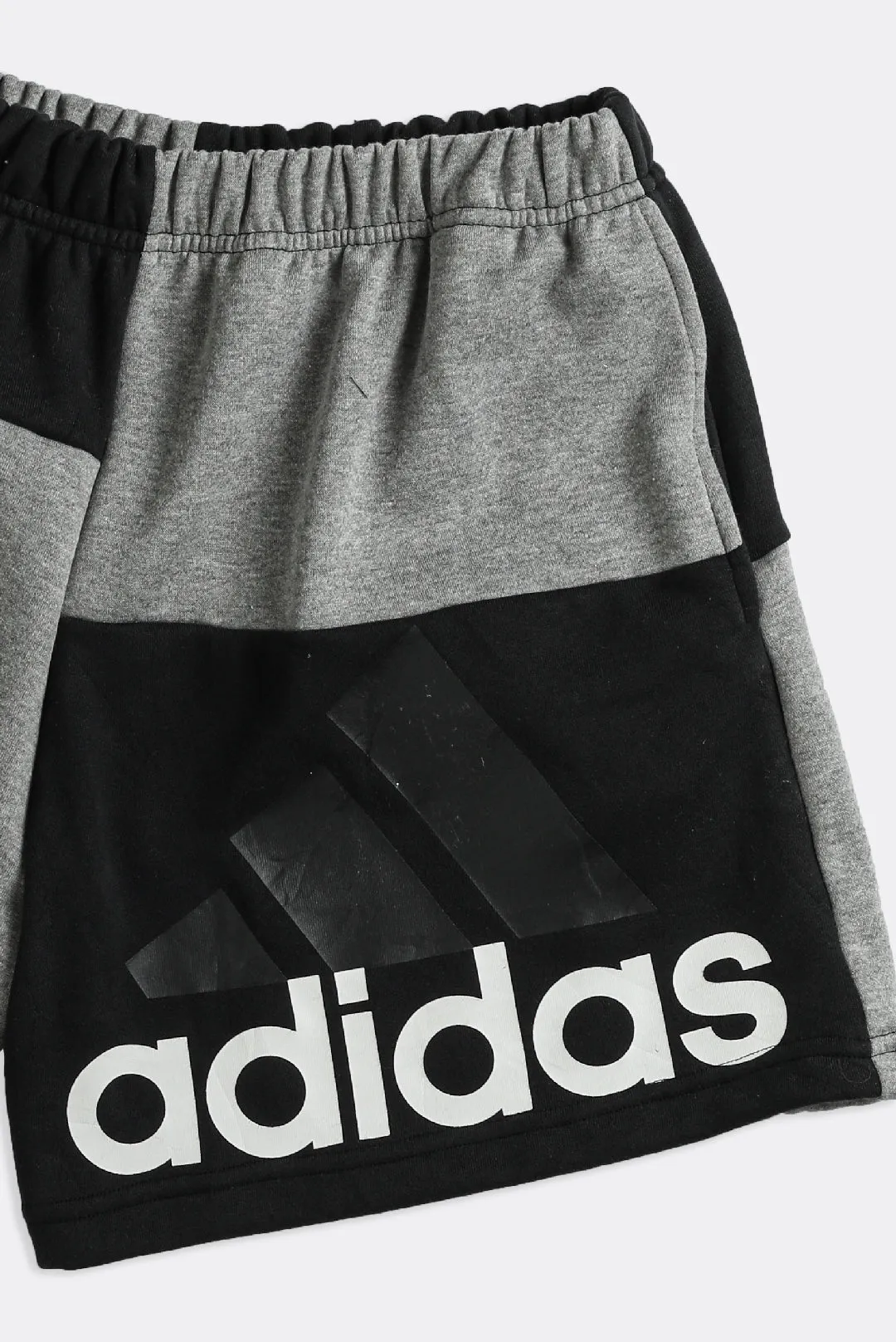 Rework Adidas Patchwork Sweatshorts - M