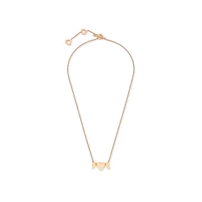 Rose Gold Endless 3 Heart Necklace