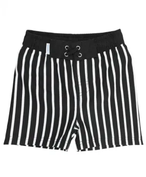 Rugged Butts-B&W striped Swim