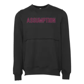 Sweatshirt - Crew Neck w/ Pockets - Grey - Assumption