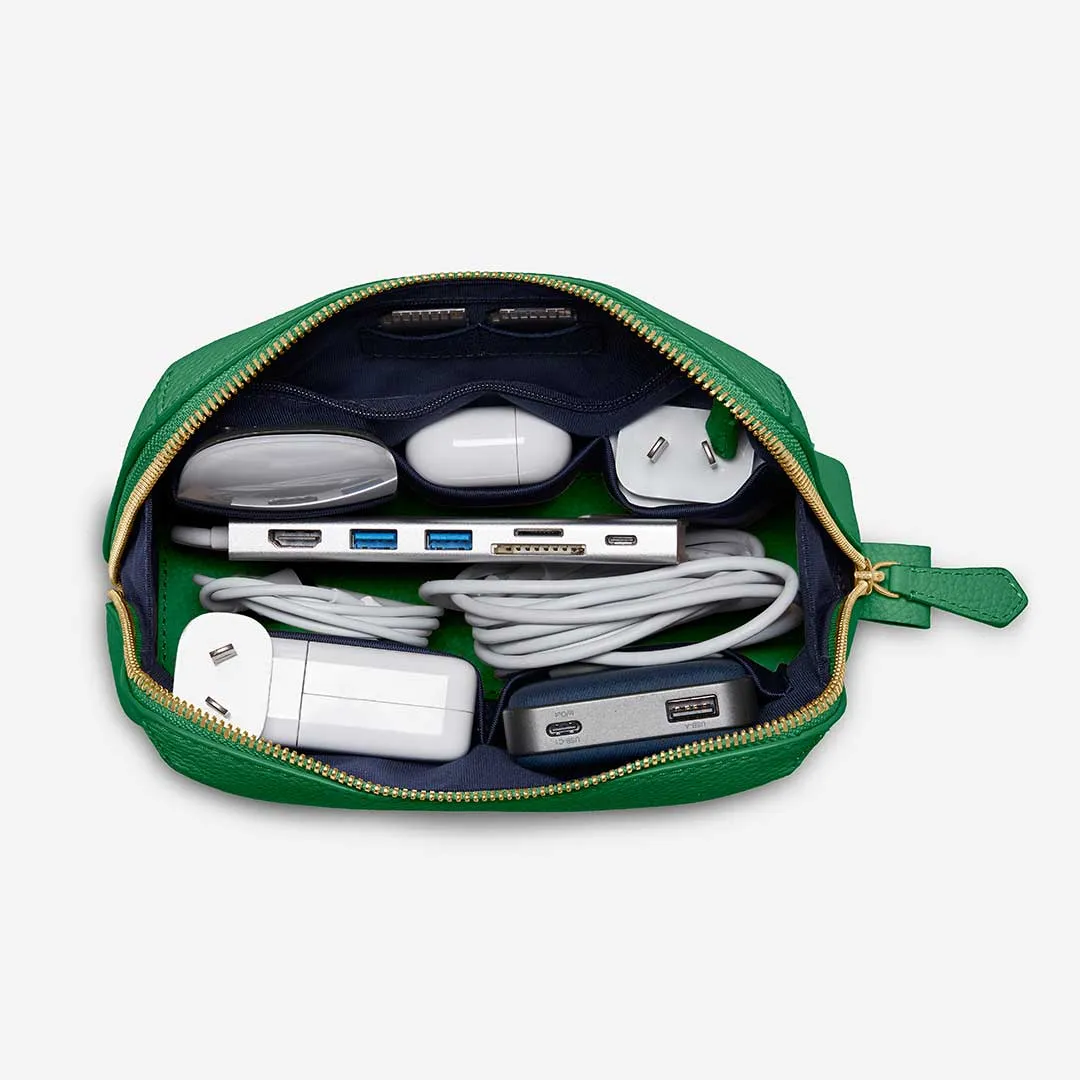 The Tech Pouch - Emerald Green