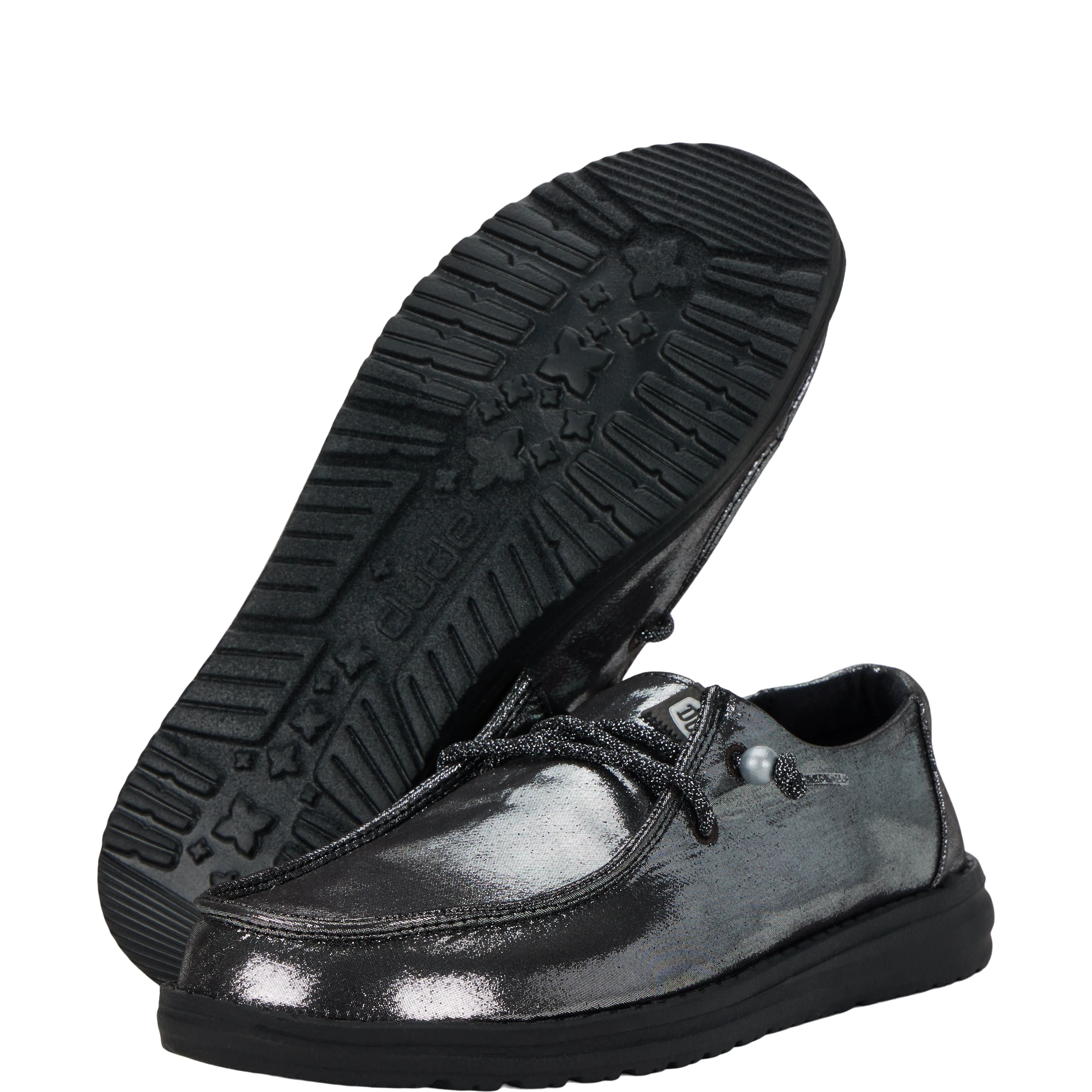 Wendy Metallic Shine - Black/Black